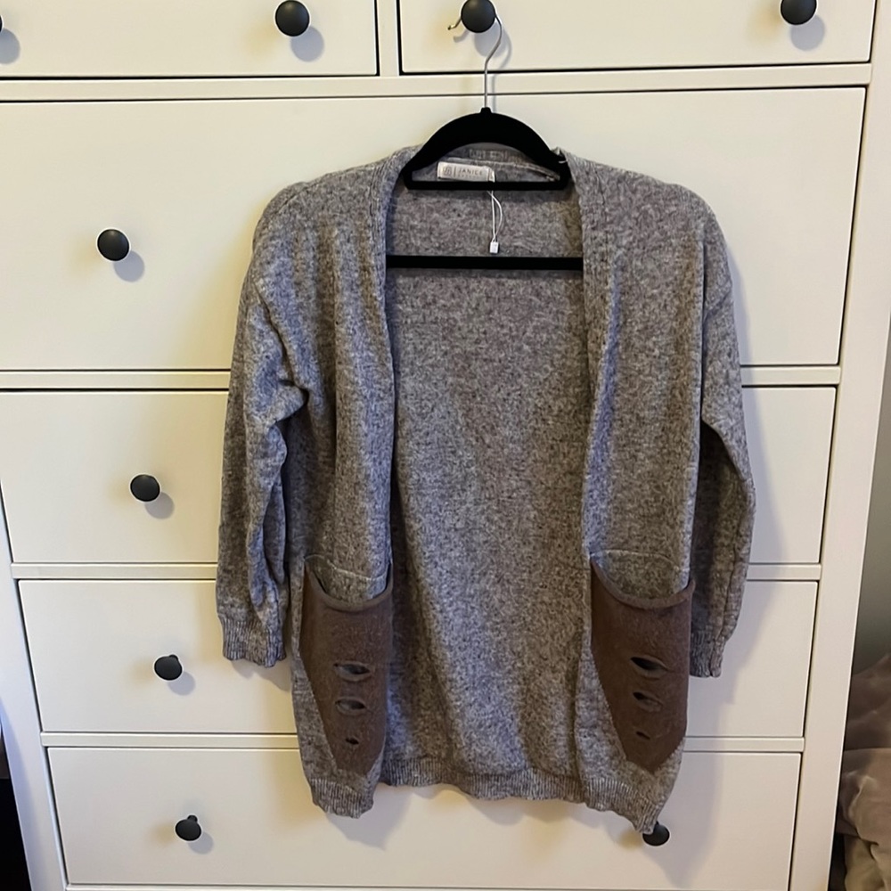 Heathered cardigan